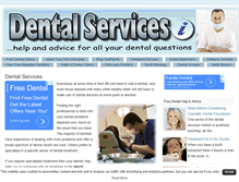Tablet Screenshot of dentalservicesi.com